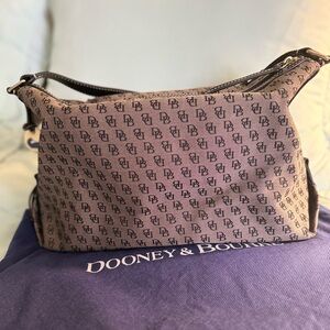 Dooney & Bourke Tan Monogram Shoulder Bag